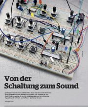 Titelseite des Make-Artikels "Von der Schaltung zum Sound".