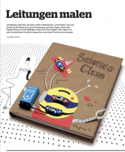 Mit leitfähiger Tinte eigene Schaltungen malen statt zu löten