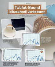 Wegwerfartikel verbessern auf die Schnelle den dünnen Klang von Smartphones und Tablets.